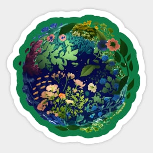 Green Earth, plantlover Sticker